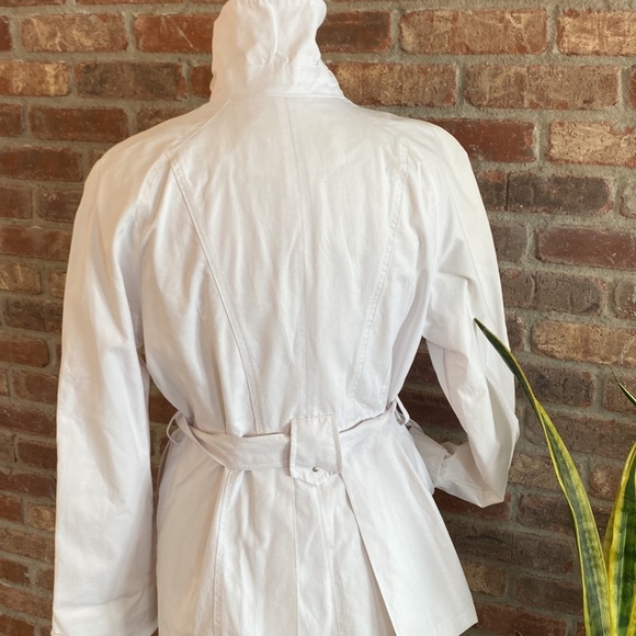 Giacca large white peacoat with silver buttons - Picture 8 of 12